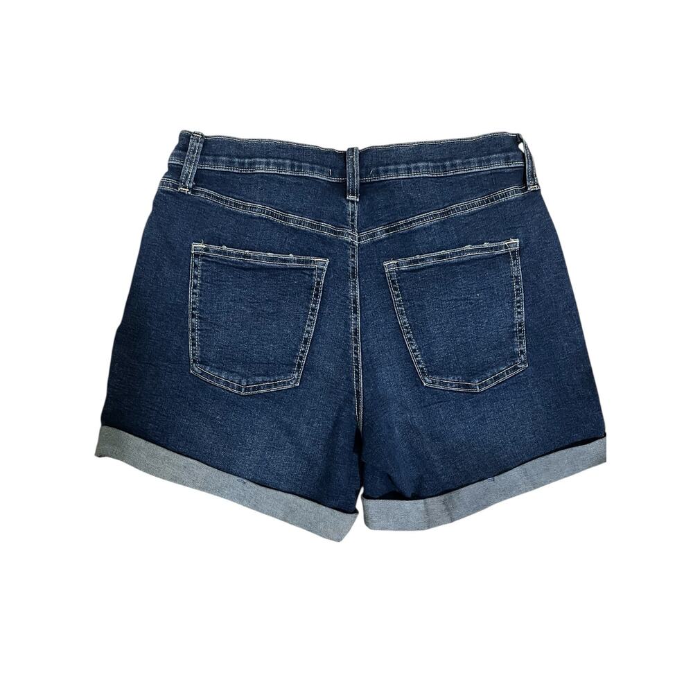 Lot of 2 NWT Sonoma Mid Rise Cuffed Denim Shorts Womens Size 6 Dark Medium Washh - Picture 3 of 10